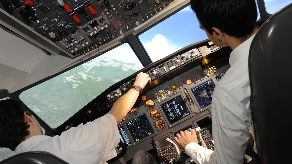 Boeing 737 simulador Schiphol