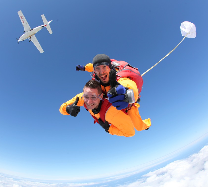 Skydiving for charity