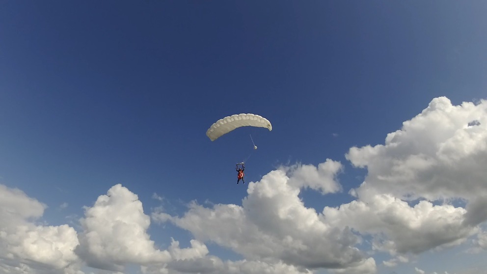 NEU klar Brille 4 Fallschirmspringen in freiem Fall Gleitschirmfliegen Sport 