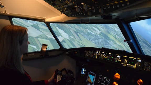 Simulador de vuelo estático