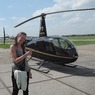 Helicopter lesson with passengers
