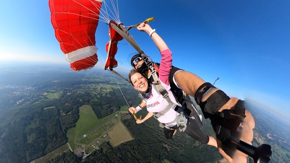 Saut en parachute Spa