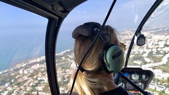 Leçon de vol en hélicoptère à Malaga