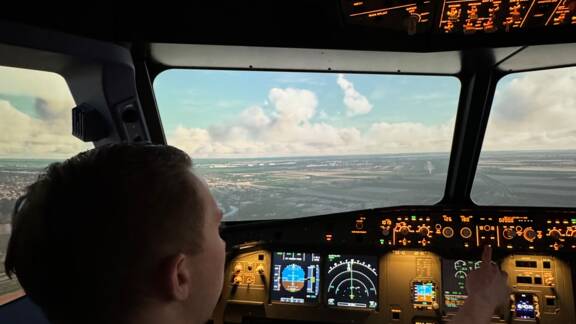 Airbus A320 static training Schiphol