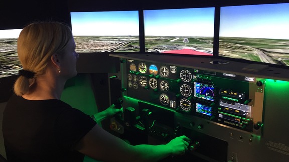 Cessna flight simulator
